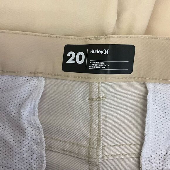 Hurley Boys' H20-Dri Walk Shorts, Rattan, 20 Quick Dry Technology Brand New - Picture 11 of 16